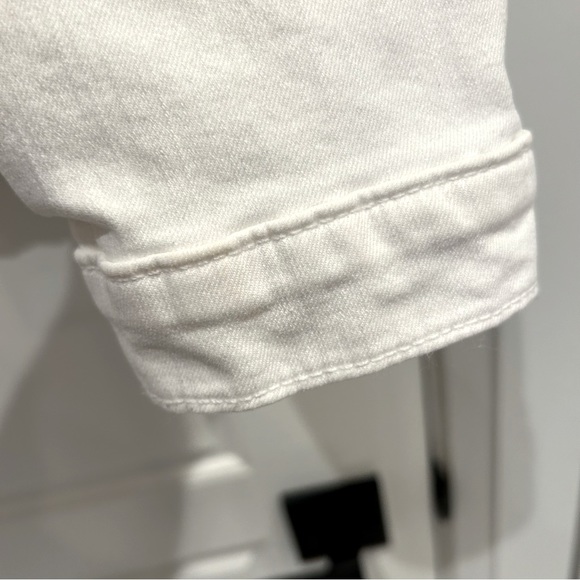 YOGA JEANS Woman’s WHITE XL BRAND NEW JEAN JACKET - Picture 3 of 6